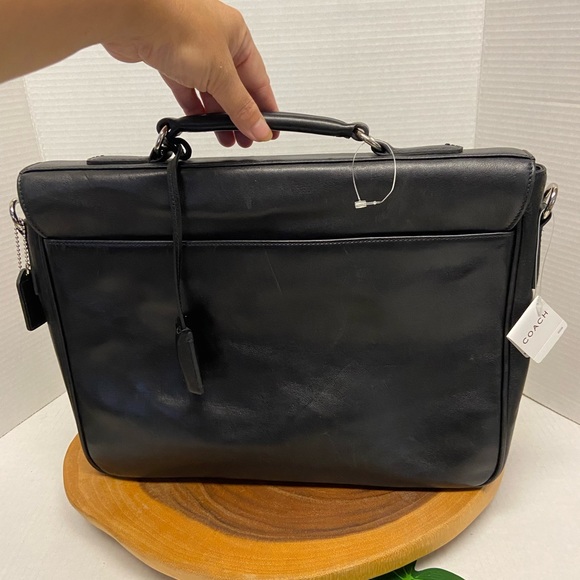 COACH Leather NWT Mini Briefcase Lap Top Case - Picture 3 of 13